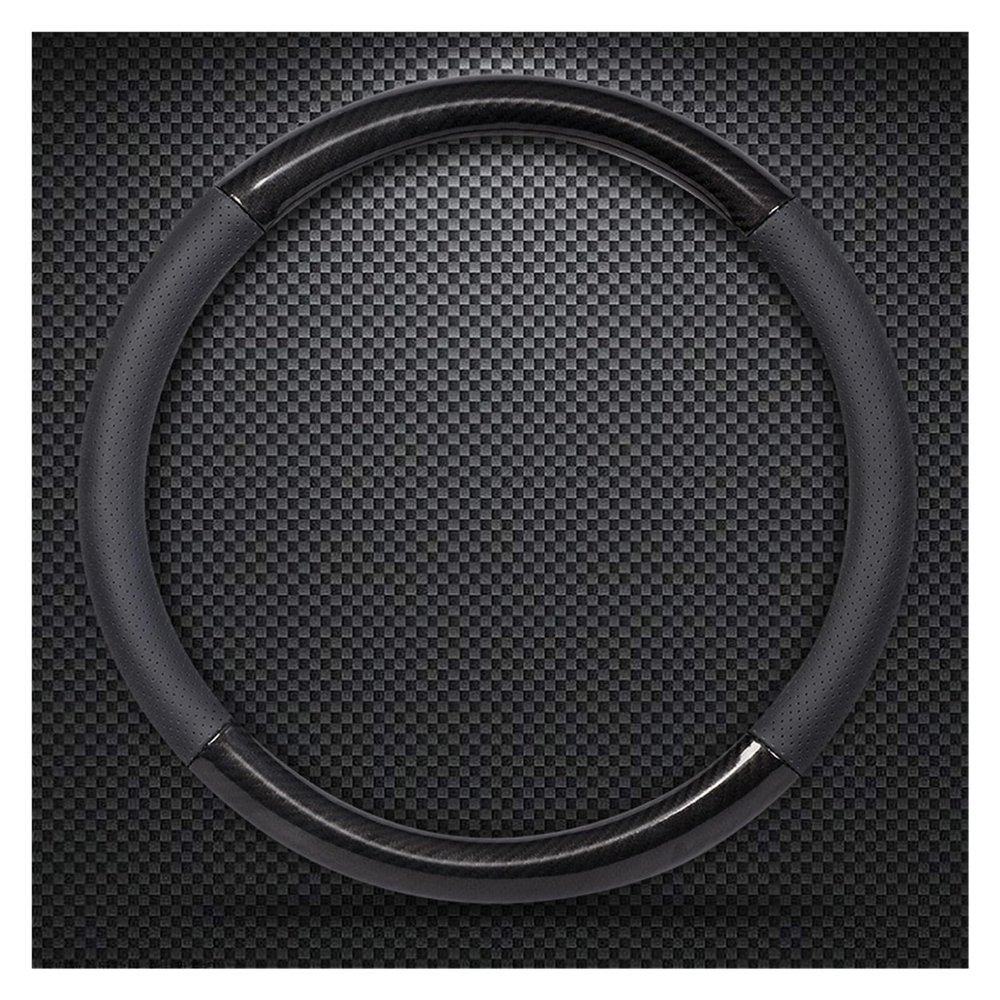 FUERU Car Steering Wheel Cover Set Car Steering Wheel Cover Breathable Leather Soft Skin-Friendly Car Interior Men and Women Gifts (Color : 3#)
