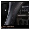 FUERU Car Steering Wheel Cover Set Car Steering Wheel Cover Durable Leather Moisture Absorption Anti-Wrinkle Car Interior (Color : 1#) view 3