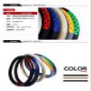 FUERU Car Steering Wheel Cover Set Car Steering Wheel Cover Breathable Leather Beautiful and Durable Car Interior Accessories (Color : 2#) view 2