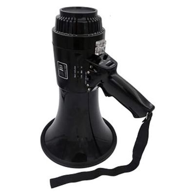 Bullhorn 35w High Power Megaphones Portable with Built-in Siren Adjustable Volume Control Handheld Megaphone Durable Bullhorn Speaker Portable