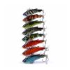 INEOUT 8pcs 4cm 4g Mini Lipless Fishing Lures Artificial Wobbler Hard Bait Sinking Lure for Bass Fishing view 1