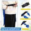 Wettarn 16 Players 10/16 Player Flag Football Belt Set,Blue, Yellow view 2