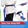 Wettarn 16 Players 10/16 Player Flag Football Belt Set,Blue, Yellow view 3