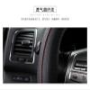 FUERU Car Steering Wheel Cover Set Car Steering Wheel Cover Comfortable Leather Sweat-Absorbing and Breathable Fashion Car Interior (Color : 3#) view 3