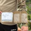 Tactical Arm Sleeve Map Pouch Case Documets Holder Wrist Case Wrist Map Holder QB Wristband Map Case Military Arm PouchTactical USA Flag Patch (Coyote Brown) view 2