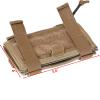 Tactical Arm Sleeve Map Pouch Case Documets Holder Wrist Case Wrist Map Holder QB Wristband Map Case Military Arm PouchTactical USA Flag Patch (Coyote Brown) view 3