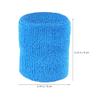 BESPORTBLE 2pairs Sports Sweatbands for Men Women Absorbent Elastic Wrist Guards for Golf Tennis Basketball Running Easy to Clean and Reusable view 3
