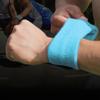 BESPORTBLE 2pairs Sports Sweatbands for Men Women Absorbent Elastic Wrist Guards for Golf Tennis Basketball Running Easy to Clean and Reusable view 4