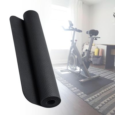 WORDFUN Exercise Bike Mat, Treadmill Mat for Health & Fitness, Sound Absorbing Mat, AntiVibration Elliptical Mat, Floor Protector Pad for Exercise Equipment, Rowing Machine Mat