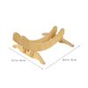 BESPORTBLE Show Racks for Floor Bike Floor Stand Wooden Bike Wheel Riser Rack Bicycle Rear Kickstand Cycling Equipment for Indoor Outdoor Home Garage Wood Bracket view 2