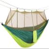 Travel Hammock, 1-2 Person Camping Hammock, Outdoor Portable Parachute Nylon Hammock for Sleeping Travel Hiking, 260 140Cm (Color : Dark and Light Green) view 1