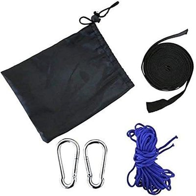 Travel Hammock, 1-2 Person Camping Hammock, Outdoor Portable Parachute Nylon Hammock for Sleeping Travel Hiking, 260 140Cm (Color : Accessories1)