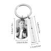 Back to School Decorations Teachers Gift - Custom keychain It Takes a Big to Teach Little Minds Photo Personalized Keychain view 2