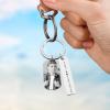 Back to School Decorations Teachers Gift - Custom keychain It Takes a Big to Teach Little Minds Photo Personalized Keychain view 3