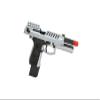GoldenBall X Vorsk Airsoft Tactical VM9 Gas Blowback Airsoft Pistol - Silver view 4