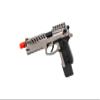 GoldenBall X Vorsk Airsoft Tactical VM9 Gas Blowback Airsoft Pistol - Brushed Aluminum view 3