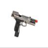 GoldenBall X Vorsk Airsoft Tactical VM9 Gas Blowback Airsoft Pistol - Brushed Aluminum view 4