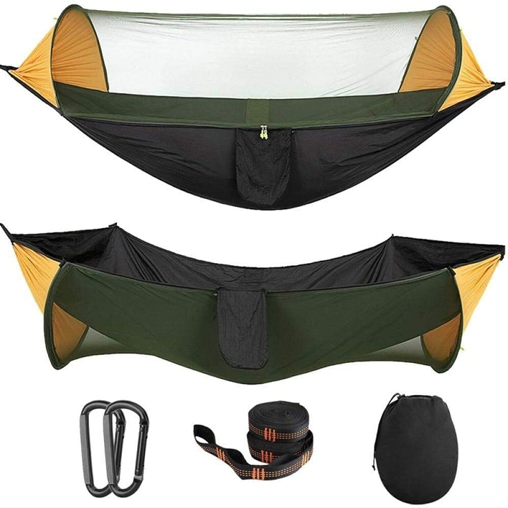 Portable Hanging Chair, Tent Camping Hammock with Mosquito Net, Multi Use Portable Hammock Swing Chair for Hiking Camping