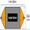 Portable Hanging Chair, Tent Camping Hammock with Mosquito Net, Multi Use Portable Hammock Swing Chair for Hiking Camping view 2