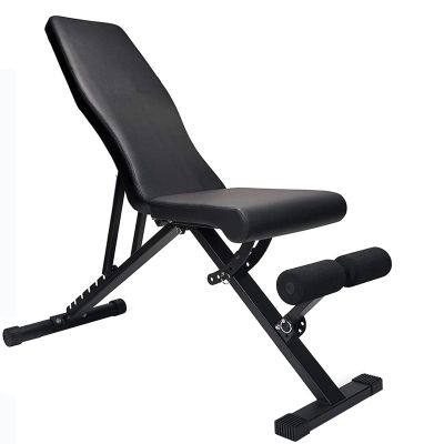 RIEJIN Adjustable Weight Benches, Adjustable Weight Bench Folding Weight Bench, 3 Sec Fast Folding Workout Bench for Decline/Incline/Bench Press
