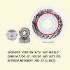 JHKJ 8 Pack Light Up Inline Replacement Wheels 72mm/76mm/80mm Replacement Wheel with Bearings 85A Flash Wheel for Indoor/Outdoor,72mm view 4