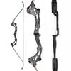 AMEYXGS Archery 64''Takedown recurve Bow/Hunting Bow Set has 30 35 40 45 50 55LB Aluminum-Magnesium Alloy Handle, Bamboo Sheet Glass Fiber Bow Limbs for RTH (55 lb, only Bow) view 1