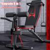 RIEJIN Adjustable Weight Bench Foldable for Home Gym, Extended Head and Neck Protection, Easy to Use Sturdy Durable for Home Gym Dumbbell Exercise view 2