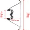 AMEYXGS Archery 64''Takedown recurve Bow/Hunting Bow Set has 30 35 40 45 50 55LB Aluminum-Magnesium Alloy Handle, Bamboo Sheet Glass Fiber Bow Limbs for RTH (30 lb, Bow Set) view 3