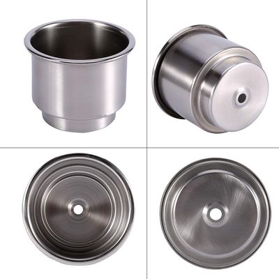 NDNCZDHC 2Pcs Stainless Steel Cup Drink Bottle Holder for Marine Boat RV Camper