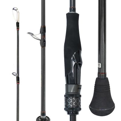 BLUEWING 1pc Elite Spinning Fishing Rod 66 Carbon Fiber Fishing Rod with Fuji Stainless Steel Guides, Light