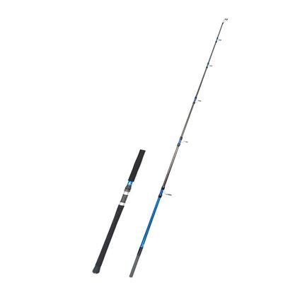 BLUEWING Bluefin Spinning Fishing Rod 2 Pieces Lightweight Carbon Fiber Fishing Pole with Fuji K-Series Stainless Steel Guides for Inshore Fishing, Bottom Fishing, Jigging, Offshore Fishing, 77