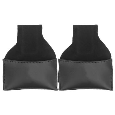 Kuuleyn Chalk Bag, Chalk Pocket, Chalk Holder Pouch, 2Pcs Billiard Cue Chalk Holder Pool Table Stick PU Chalk Pouch Billiard Accessory