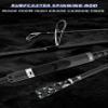BLUEWING Surfcaster Spinning Rods Premium Carbon Fiber Fishing Pole Portable 2 Piece Design with Fuji Stainless Steel Guides, 810 view 2