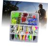 BESPORTBLE 101-piece -in-one Fishing Lure Set Full Tackle Box Treble Hooks for Freshwater Saltwater view 4