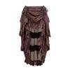 Kuluzego A-A12 Coffee Skirts for Women Long Victorian Gothic with Slit Renaissance Peasant Steampunk Skorts Ladies 2025 Clothes Country Concert Y2K OU M view 1