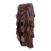 Kuluzego A-A12 Coffee Skirts for Women Long Victorian Gothic with Slit Renaissance Peasant Steampunk Skorts Ladies 2025 Clothes Country Concert Y2K OU M view 3