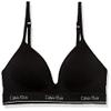Calvin Klein Kids Girls' Seamless Hybrid Bra 2-Pack, Nude/Black, 32A view 4