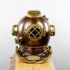 Vintage Antique Diving Divers Helmet Solid Steel U.S Navy Mark V Full Size 18 view 4