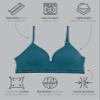 Calvin Klein Kids Girls' Seamless Hybrid Bra 2-Pack, Heather Gray/White, 34A view 2