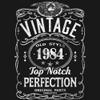 40th Birthday Gift Shirt for Men - Vintage (Birth Year) Top Notch Perfection - Lg view 4