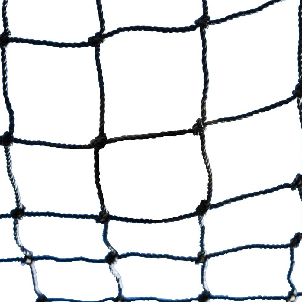 Jones-Sports Pre-Cut #36 Nylon Borderless Protective Boackstop Boundary Netting for Baseball, Softball, Cricket (20 FT, 30 FT)