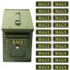 Mags Ammo Can Stickers - Organize and Identify Your Ammunition Collection for Gunsmiths and Armorer -Decal Label 9MM 5.56 7.62 12GA .22 .223 .308 .300 .380 .45 (20 Pack) view 1