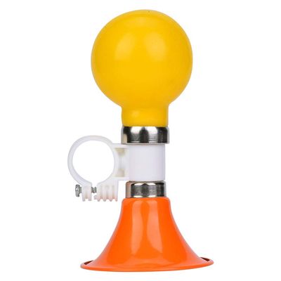 Kids Horn Safety Bell for Bikes, Bicycle Horn for Children, Orange Color, Perfect for Boys and Girls Ages 3-12
