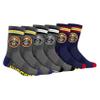 Ultra Game NBA Official Youth Athletic Cushioned Secure Fit Team Crew Socks, Denver Nuggets, Assorted, Y9-11 view 1