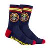 Ultra Game NBA Official Youth Athletic Cushioned Secure Fit Team Crew Socks, Denver Nuggets, Assorted, Y9-11 view 4