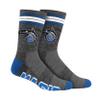 Ultra Game NBA Official Youth Athletic Cushioned Secure Fit Team Crew Socks, Orlando Magic, Assorted, Y9-11 view 3