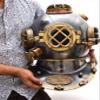 Handmade Nautical Diving Helmet Divers Royal Navy Diving Helmet Black Finish Perfect Nautical Gift for Him ~ Gift Item view 1
