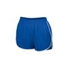 GK High-Waisted Retro Athletic Shorts for Women and Girls (S, Royal) view 1
