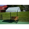 SunTrends Replacement Canvas for Tennis Court Cabanas, Pacific Blue (10-Foot) view 2