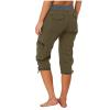 XUNRYAN Cargo Pants Women Baggy Parachute Pants Trendy Y2K Pants Streetwear Womens Capri Hiking Pants with Multi Pockets view 3